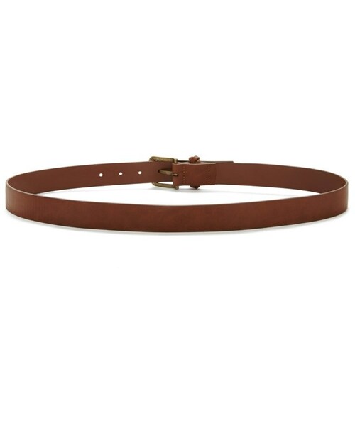 FOREVER 21（フォーエバー トゥエンティーワン）の「FOREVER 21 Faux Leather Buckle Belt（ベルト・レディース・Black/Brown・ML/SM/XS/S）」の5枚目の写真