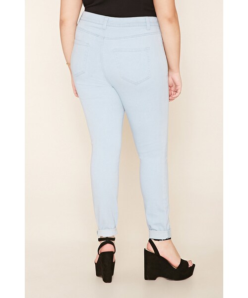 FOREVER 21(フォーエバー トゥエンティーワン)の「FOREVER 21+ Plus Size Skinny Jeans(デニムパンツ・レディース・Black/Blue・12/14/16/18/20)」の15枚目の写真