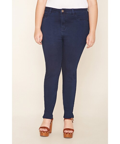 FOREVER 21(フォーエバー トゥエンティーワン)の「FOREVER 21+ Plus Size Skinny Jeans(デニムパンツ・レディース・Black/Blue・12/14/16/18/20)」の11枚目の写真