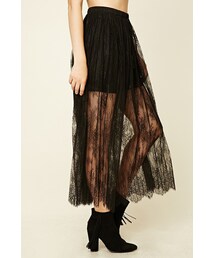 スカート perverze check lace jagged-hem skirt 한섬 EQL
