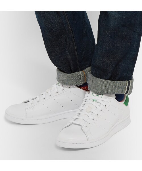 adidas（アディダス）の「Adidas Originals Stan Smith Leather Sneakers（スニーカー・メンズ・White・5.5/6.5/7.5/8.5/9/9.5/10/10.5/11.5/12.5）」の7枚目の写真