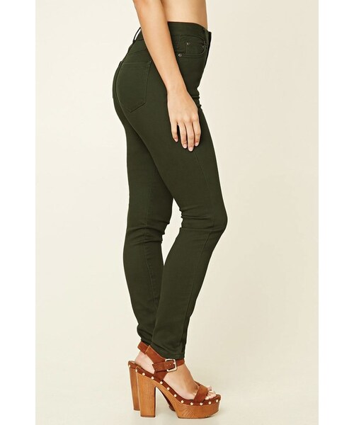 FOREVER 21(フォーエバー トゥエンティーワン)の「FOREVER 21 Contemporary Skinny Jeans(デニムパンツ・レディース・Black/Green・24/25/26/27/28/29/30)」の10枚目の写真