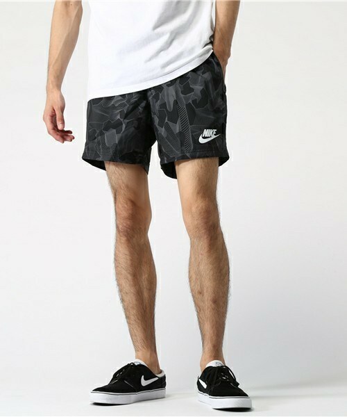 Nike Sportswear ナイキスポーツウェアー の メンズ ナイキ 総柄 ナイロンショーツ Nike Club Aop Woven Short 010 480 その他パンツ Wear