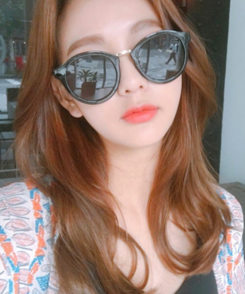 DHOLIC（ディーホリック）の「2TYPEボストンサングラス（メガネ・レディース・ディープスカイブルー/ブラック・ONE）」の2枚目の写真