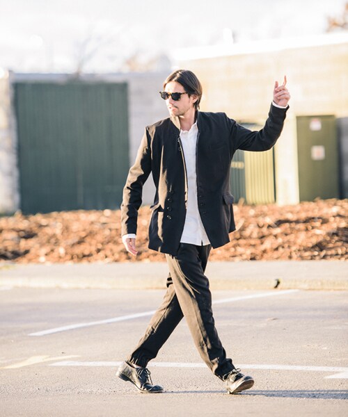 glamb（グラム）の「Easy slacks（パンツ・メンズ・Black・size0/size1/size2/size3/size4）」の12枚目の写真