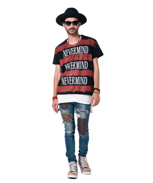 glamb（グラム）の「Nesta long tank（トップス・メンズ・White×White/White×Black/White×Red/White×Navy/White×Gray/White×Khaki・size0/size1/size2/size3/size4）」の13枚目の写真