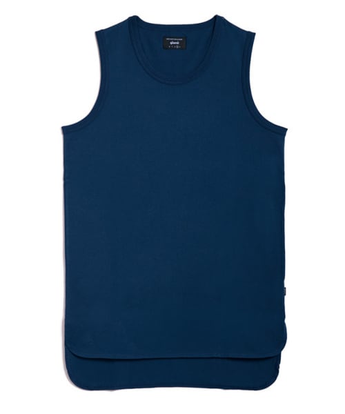 glamb（グラム）の「Nesta long tank（トップス・メンズ・White×White/White×Black/White×Red/White×Navy/White×Gray/White×Khaki・size0/size1/size2/size3/size4）」の4枚目の写真