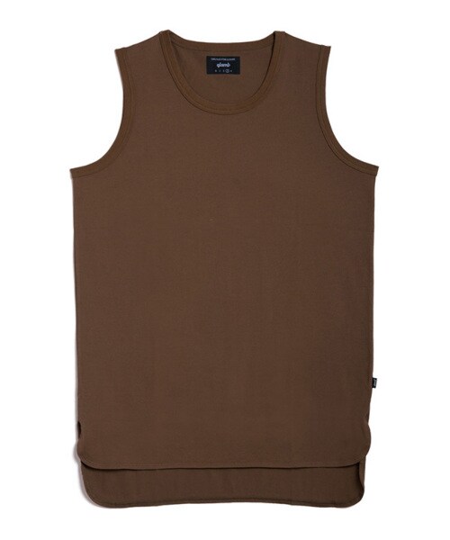 glamb（グラム）の「Nesta long tank（トップス・メンズ・White×White/White×Black/White×Red/White×Navy/White×Gray/White×Khaki・size0/size1/size2/size3/size4）」の6枚目の写真