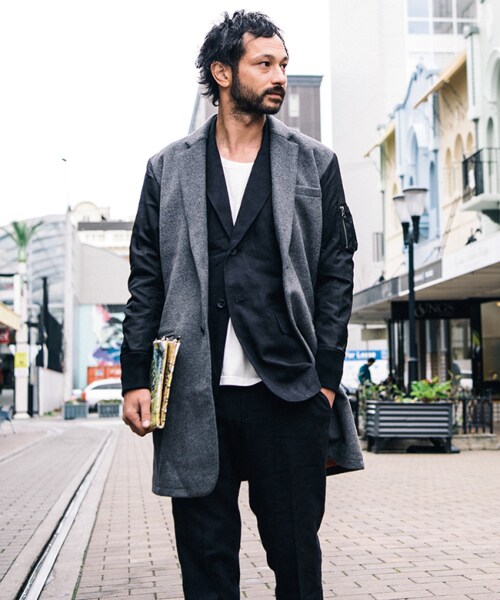 glamb（グラム）の「Maverick coat（ジャケット/アウター・メンズ・Black/Gray/Brown・size1/size2/size3/size4）」の14枚目の写真