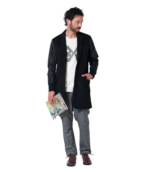 glamb（グラム）の「Maverick coat（ジャケット/アウター・メンズ・Black/Gray/Brown・size1/size2/size3/size4）」の6枚目の写真