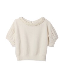 31 Sons de mode | 襟付きニットプルオーバー(トップス)