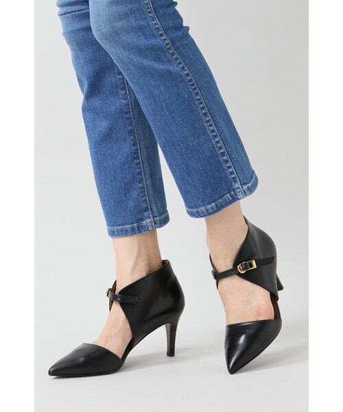 Spick & Span（スピックアンドスパン）の「フロントベルトセパレートパンプス◆（シューズ・ブラック・36/37/38）」の10枚目の写真