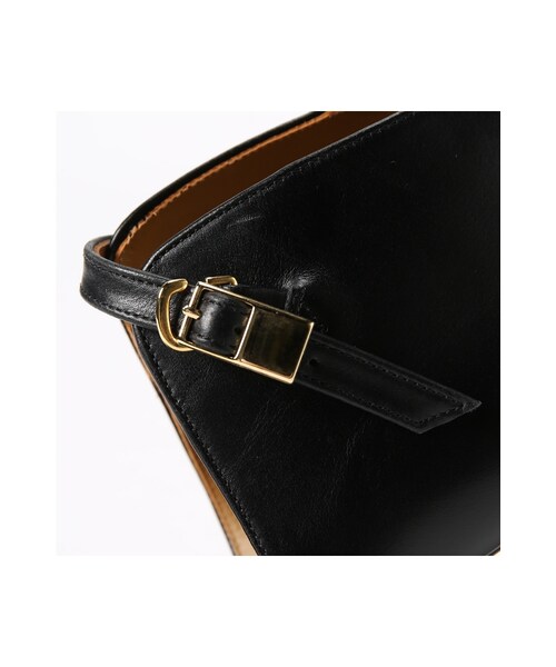 Spick & Span（スピックアンドスパン）の「フロントベルトセパレートパンプス◆（シューズ・ブラック・36/37/38）」の8枚目の写真