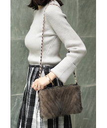 Spick & Span | ≪予約≫ミンクWポシェット◆(バッグ)