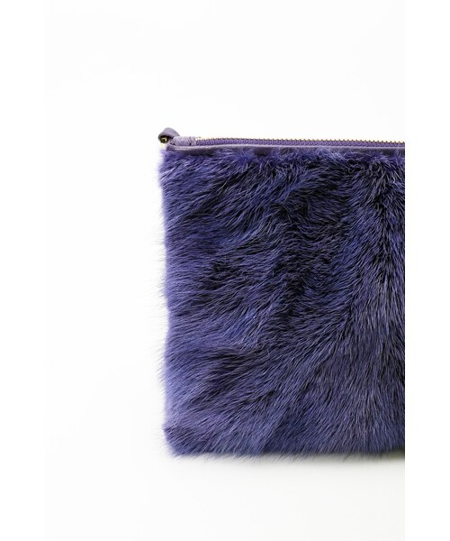 Spick & Span(スピックアンドスパン)の「≪予約≫ミンクWポシェット◆(バッグ・ブラック/パープル A・フリー)」の15枚目の写真