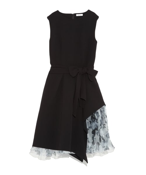 FRAY I.D（フレイアイディー）の「オーガンジー柄プリーツワンピース  