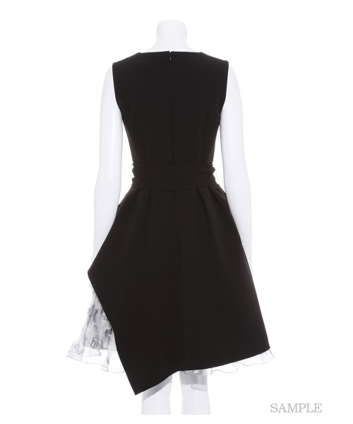 FRAY I.D（フレイアイディー）の「オーガンジー柄プリーツワンピース  