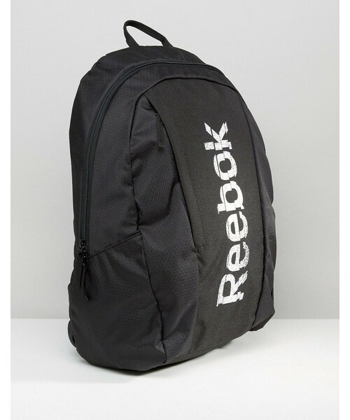 Reebok（リーボック）の「Reebok Backpack With Washed Logo（バックパック/リュック・レディース・Black・One Size）」の2枚目の写真