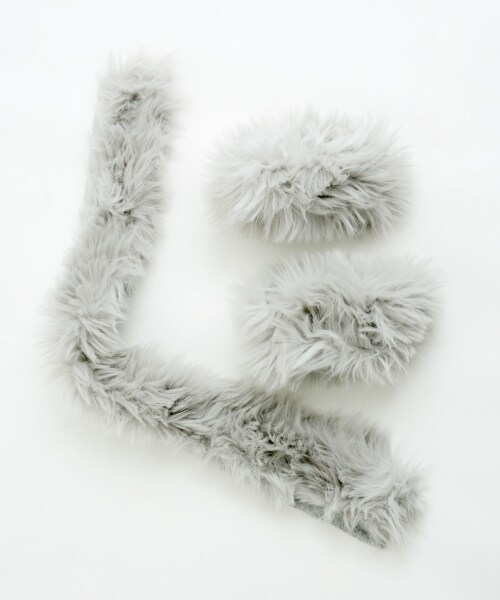 MAJESTIC LEGON（マジェスティックレゴン）の「【予約商品★ポイント5倍中!!】ファー付フードコート（ジャケット/アウター・レディース・アイボリー/ピンク/ブルー/グレー・S(7号)/M(9号)）」の22枚目の写真