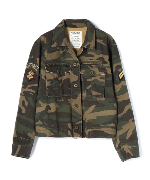 PAGEBOY（ページボーイ）の「【PAGEBOY】【mer10月号】ミリタリージャケット（ジャケット/アウター・レディース・カーキ/カーキ系）」の2枚目の写真