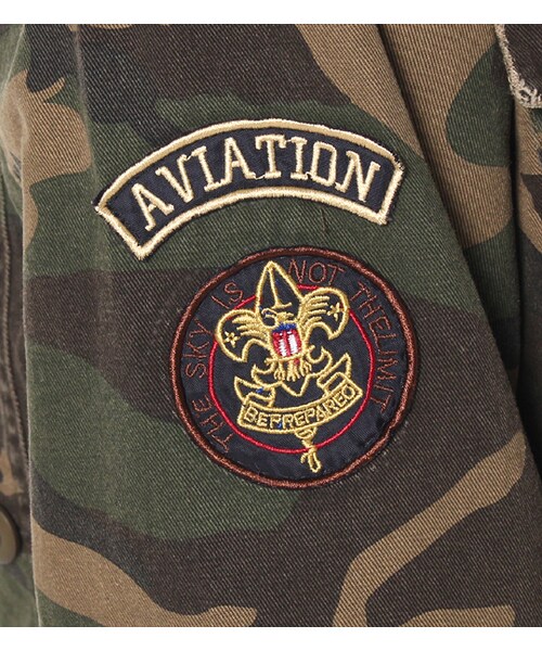 PAGEBOY（ページボーイ）の「【PAGEBOY】【mer10月号】ミリタリージャケット（ジャケット/アウター・レディース・カーキ/カーキ系）」の8枚目の写真