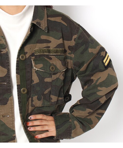 PAGEBOY（ページボーイ）の「【PAGEBOY】【mer10月号】ミリタリージャケット（ジャケット/アウター・レディース・カーキ/カーキ系）」の6枚目の写真