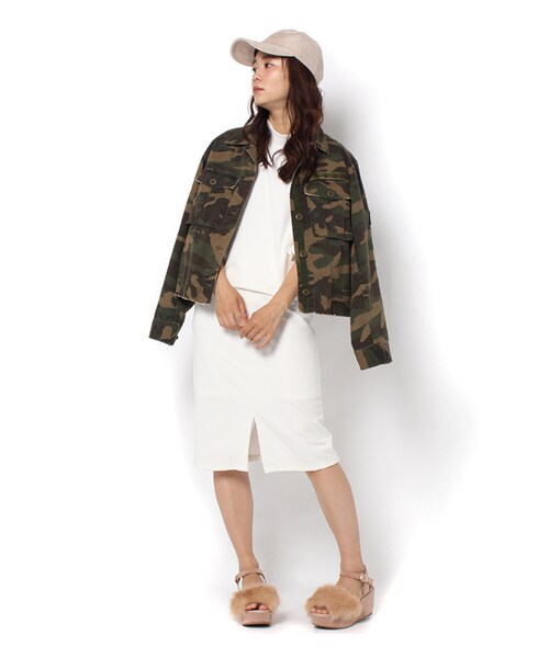 PAGEBOY（ページボーイ）の「【PAGEBOY】【mer10月号】ミリタリージャケット（ジャケット/アウター・レディース・カーキ/カーキ系）」の11枚目の写真