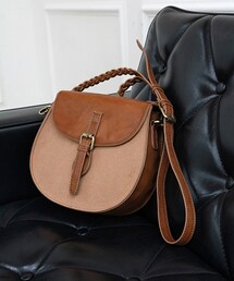 studio CLIP | サドル編み込みショルダーバッグ(バッグ)