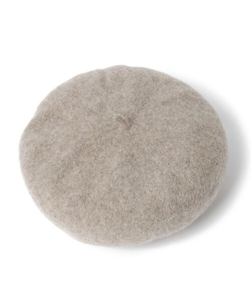 studio CLIP（スタディオクリップ）の「厚地プレート付きベレー帽（帽子・ライトグレー/ブラック/レッド/ベージュ/ネイビー・F）」の9枚目の写真