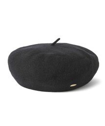 studio CLIP | 厚地プレート付きベレー帽(帽子)