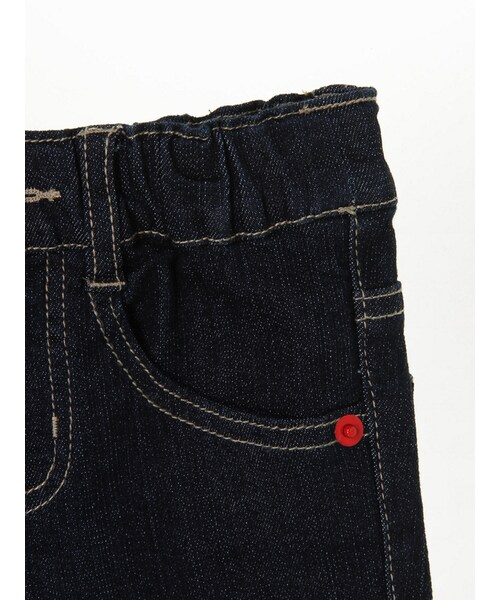 koe(コエ)の「ストレートシルエットデニムパンツ(パンツ・キッズ・インディゴ・95/100/110/120/130)」の6枚目の写真