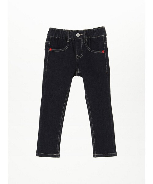 koe(コエ)の「ストレートシルエットデニムパンツ(パンツ・キッズ・インディゴ・95/100/110/120/130)」の9枚目の写真