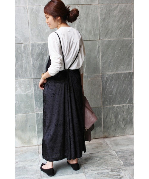 IENA（イエナ）の「《予約》ベロアキャミソール サロペット