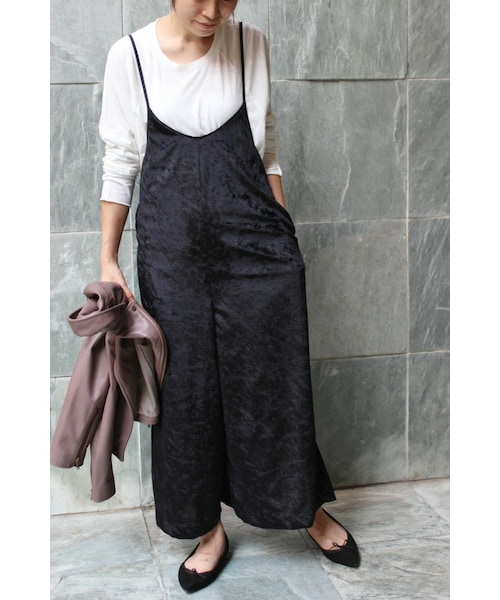 IENA（イエナ）の「《予約》ベロアキャミソール サロペット