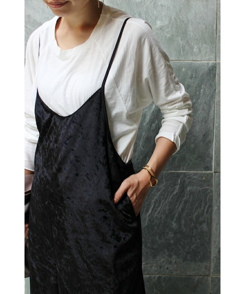 IENA（イエナ）の「《予約》ベロアキャミソール サロペット