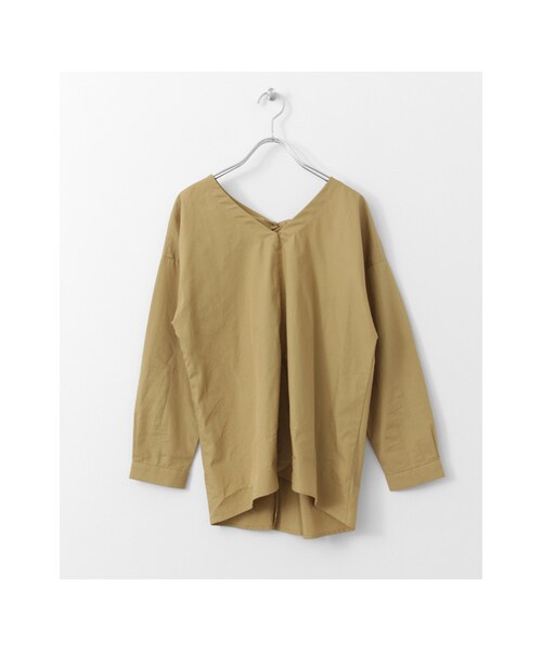 URBAN RESEARCH DOORS（アーバンリサーチドアーズ）の「【予約】バックツイストブラウス（トップス・レディース・NAVY/Y/KHAKI/WHITE・one）」の18枚目の写真