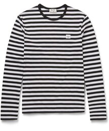 Acne Studios | Acne Studios Slim-Fit Striped Cotton-Jersey T-Shirt(Tシャツ/カットソー)