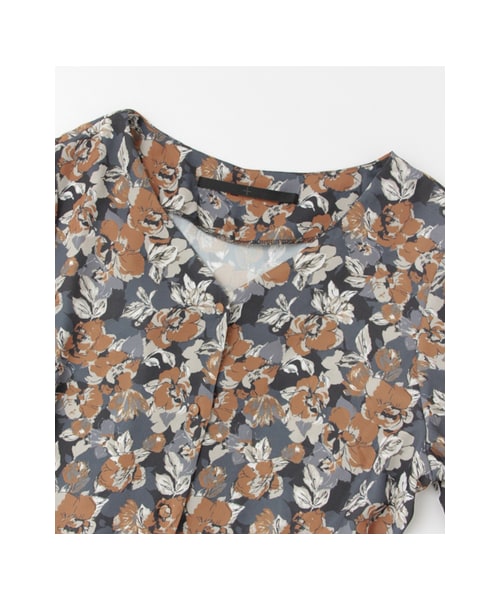 KBF（ケイビーエフ）の「KBF+ レトロフラワーマキシワンピース（ワンピース/ドレス・レディース・BLACK/NAVY/CAMEL・one）」の16枚目の写真