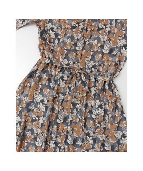 KBF（ケイビーエフ）の「KBF+ レトロフラワーマキシワンピース（ワンピース/ドレス・レディース・BLACK/NAVY/CAMEL・one）」の19枚目の写真