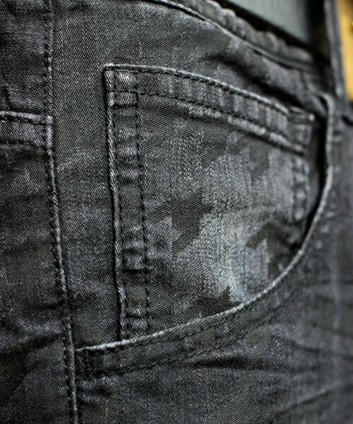 RATTLE TRAP（ラトルトラップ）の「<PARFAIT>スリムフィットストレートデニムパンツ（デニムパンツ・メンズ・ブラック/ブルー・S/M/L/LL）」の7枚目の写真