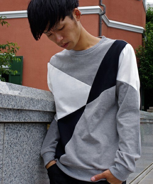 Mind Blow マインドブロウ の パッチワークトレーナー スウェット Wear