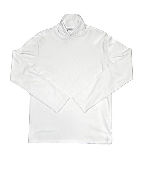 UNION STATION(ユニオンステーション)の「メンズノンノ【MEN'S NON-NO】11月号 P125野村周平さん着用商品 カットタートルネックプルオーバー(Tシャツ/カットソー・メンズ・ホワイト/ブラック・S/M/L/LL/SS)」の1枚目の写真