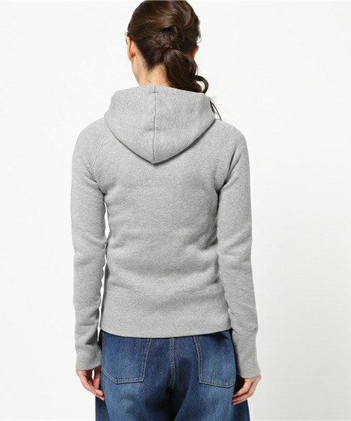 Traditional Weatherwear（トラディショナルウェザーウェア）の「Traditional Weatherwear ジップフードパーカー（パーカー・レディース・グレー/ネイビー・SMALL）」の5枚目の写真