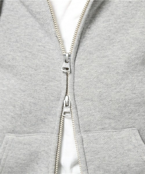 Traditional Weatherwear（トラディショナルウェザーウェア）の「Traditional Weatherwear ジップフードパーカー（パーカー・レディース・グレー/ネイビー・SMALL）」の9枚目の写真