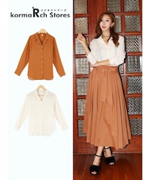 KORMARCH | スキッパーシャツブラウス(シャツ/ブラウス)