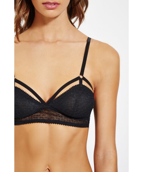 FOREVER 21（フォーエバー トゥエンティーワン）の「FOREVER 21 Ornate Lace Bralette（ブラジャー・レディース・Black/Pink・S/M/L）」の7枚目の写真