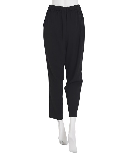 LAGUNAMOON（ラグナムーン）の「イージーテーパードパンツ（パンツ・レディース・ホワイト/ブラック/キャメル）」の7枚目の写真