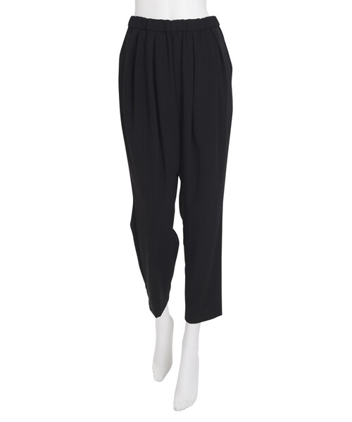 LAGUNAMOON（ラグナムーン）の「イージーテーパードパンツ（パンツ・レディース・ホワイト/ブラック/キャメル）」の5枚目の写真