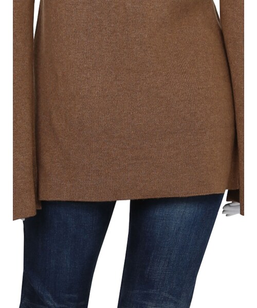 Ungrid（アングリッド）の「スリーブフレアタートルニット（トップス・レディース・オフホワイト/グレー/ブラック/キャメル・F）」の12枚目の写真