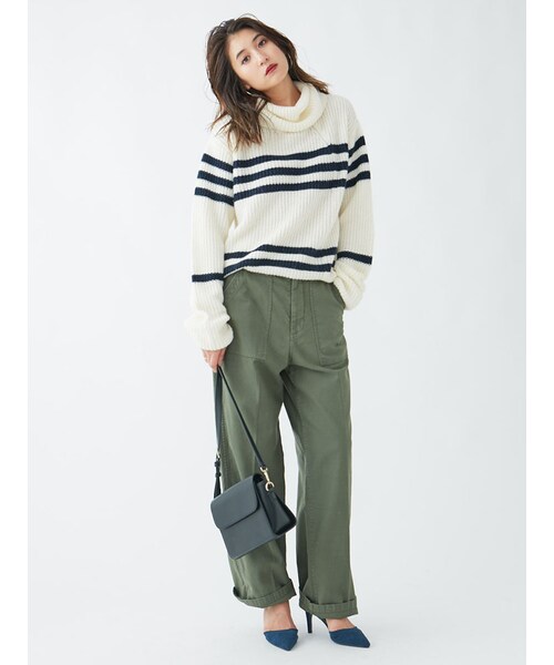 Ungrid（アングリッド）の「タートルボーダールーズニット（）」 - WEAR